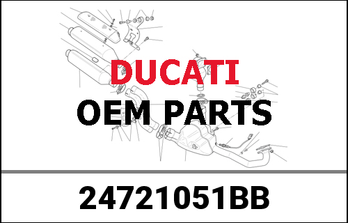 DUCATI純正 COVER, FUEL TANK BLACK | 24721051BB