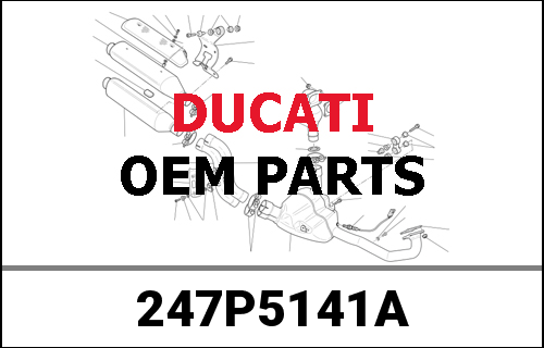 DUCATI純正 COVER SEAT | 247P5141A