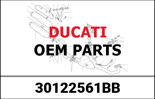DUCATI純正 VERTICAL CYLINDER HEAD | 30122561BB