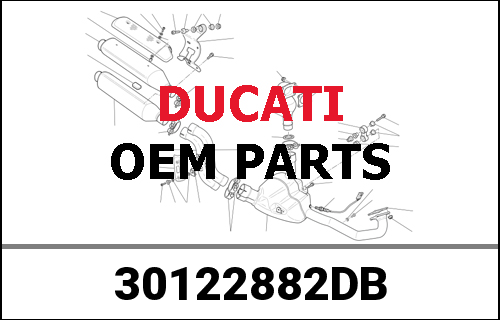 DUCATI純正 COMPLETE HORIZONTAL HEAD | 30122882DB