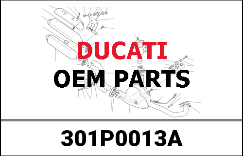 DUCATI純正 ASSEMBLY FRONT HEAD 1308 1100 | 301P0013A