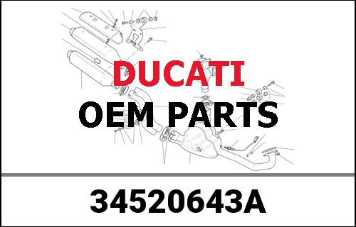 DUCATI純正 FORK LEG ASSY, LEFT | 34520643A