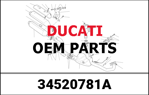 DUCATI純正 LEFT FORK LEG ASSY | 34520781A