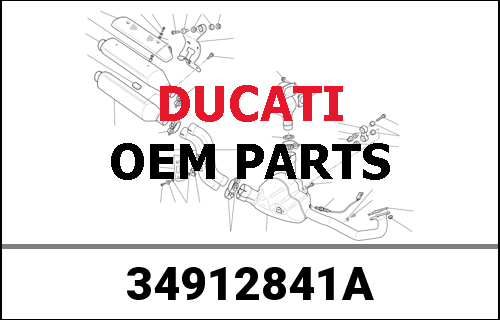 DUCATI純正 COMPLETE LEFT SLIDER | 34912841A