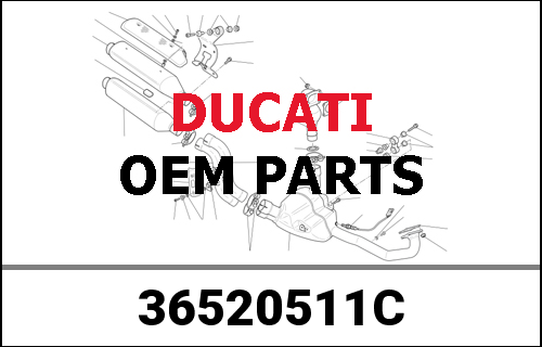 DUCATI純正 REAR SHOCK ABSORBER | 36520511C