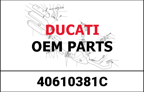 DUCATI純正 METER, MPH | 40610381C