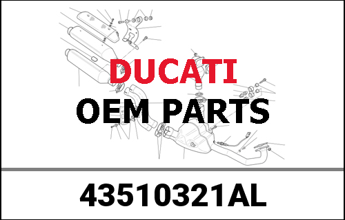 DUCATI純正 EMBLEM DUCATI | 43510321AL