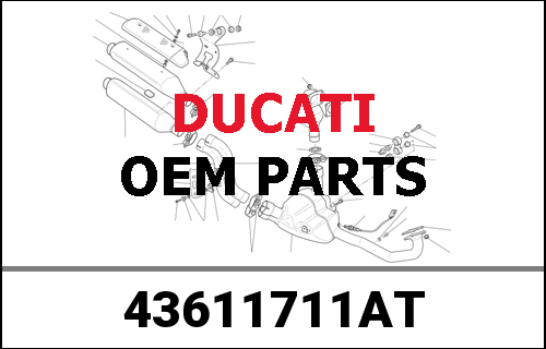 DUCATI純正 STRIP BLACK | 43611711AT