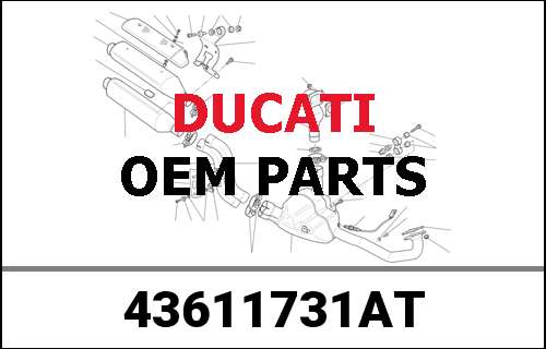 DUCATI純正 STRIP BLACK | 43611731AT