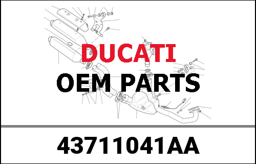 DUCATI純正 GRAPHIC, LEFT DUCATI 900 | 43711041AA