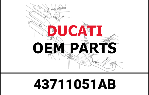 DUCATI純正 GRAPHIC, RIGHT DUCATI 900 | 43711051AB