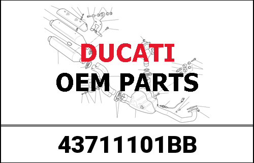 DUCATI純正 EMBLEM 848 | 43711101BB