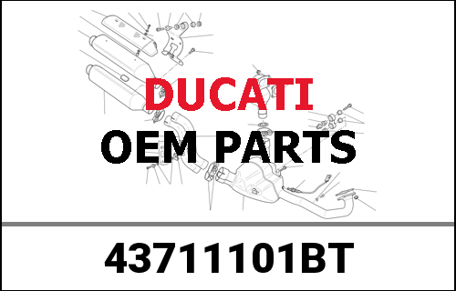 DUCATI純正 EMBLEM MULTISTRADA | 43711101BT