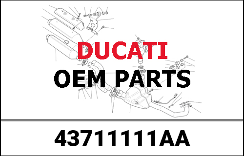 DUCATI純正 GRAPHIC, LEFT DUCATI ST2 | 43711111AA