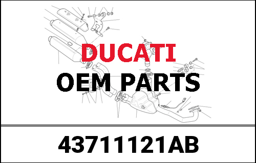 DUCATI純正 EMBLEM DUCATI | 43711121AB
