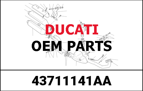 DUCATI純正 EMBLEM DUCATI | 43711141AA
