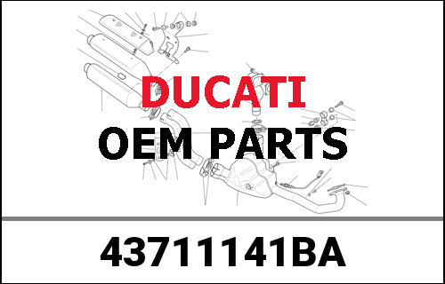 DUCATI純正 GRAPHIC, RIGHT DUCATI ST4S SILVER | 43711141BA