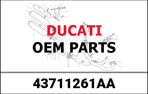 DUCATI純正 GRAPHIC DUCATI 1000 SILVER | 43711261AA