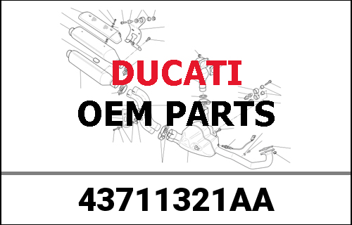 DUCATI純正 MARKING PLATE | 43711321AA