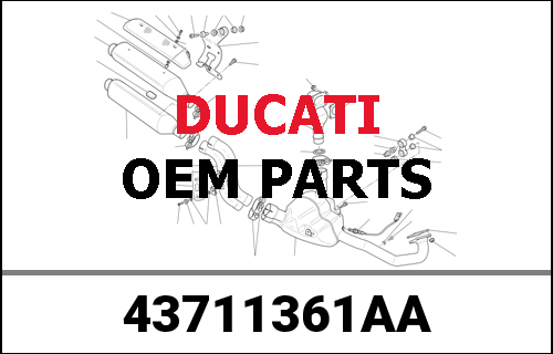 DUCATI純正 GRAPHIC, LEFT DUCATI ST3 | 43711361AA