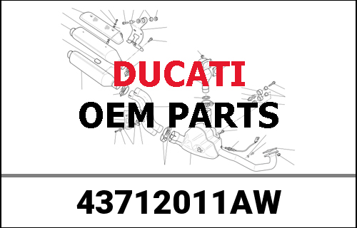DUCATI純正 STRIPE, BOTTOM | 43712011AW