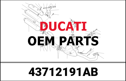 DUCATI純正 DECALCOMANIA 795 DESTRA | 43712191AB
