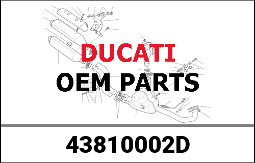 DUCATI純正 WHITE STICKER L.H. | 43810002D