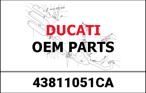 DUCATI純正 STICKER DUCATI 996R | 43811051CA