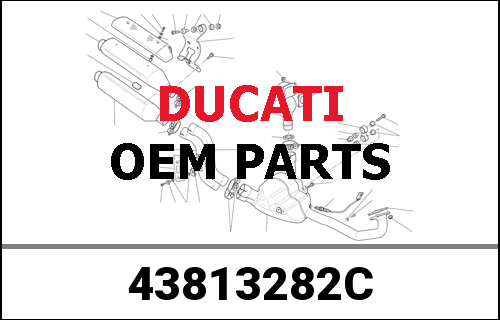 DUCATI純正 TAPE, UPPER RH | 43813282C
