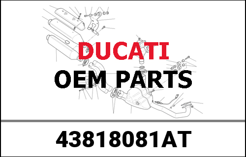 DUCATI純正 ITA FLAG STICKER DUCATI LH | 43818081AT