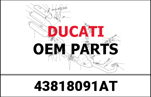 DUCATI純正 ITA FLAG STICKER DUCATI RH | 43818091AT