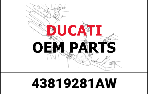 DUCATI純正 Sticker Italian flag | 43819281AW