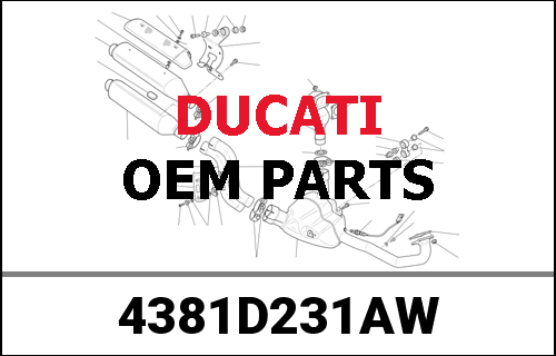 DUCATI純正 STREIFEN | 4381D231AW