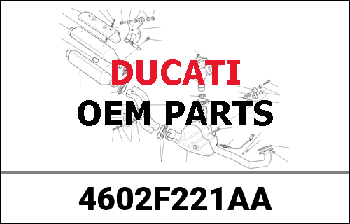 DUCATI純正 HEAT GUARD | 4602F221AA