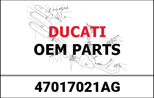 DUCATI純正 REAR FRAME COMP. | 47017021AG