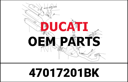 DUCATI純正 GUARD, ENGINE, FR, LH | 47017201BK