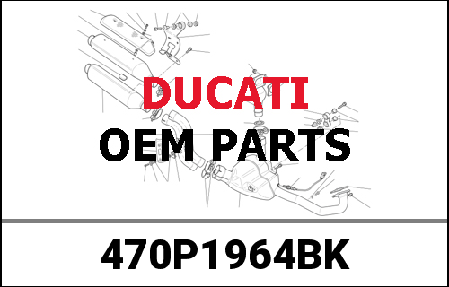 DUCATI純正 RAHMEN | 470P1964BK