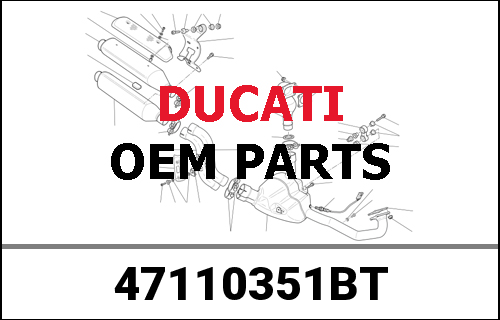 DUCATI純正 REAR FRAME L.H. | 47110351BT