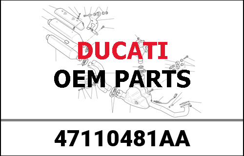 DUCATI純正 ALUMINIUM FRAME | 47110481AA