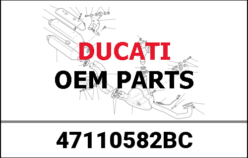 DUCATI純正 PLATE L.H. | 47110582BC