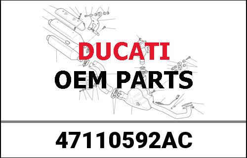 DUCATI純正 PLATE R.H. | 47110592AC