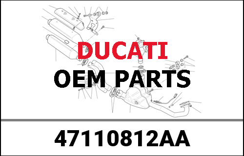 DUCATI純正 REAR FRAME L.H. | 47110812AA