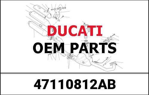 DUCATI純正 REAR FRAME L.H. | 47110812AB