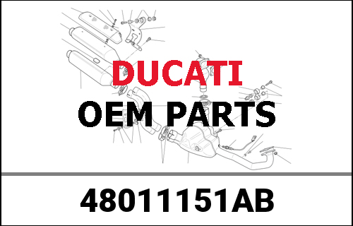 DUCATI純正 RIGHT LOWER HALF-FAIRING YELLOW | 48011151AB