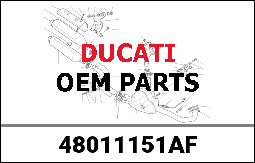 DUCATI純正 RIGHT LOWER HALF-FAIRING MATT GRAY | 48011151AF