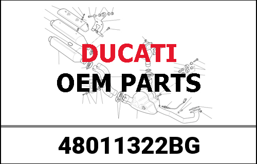 DUCATI純正 LEFT UPPER HALF-FAIRING GRAY SENNA | 48011322BG