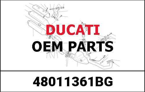 DUCATI純正 LEFT UPPER HALF-FAIRING GRAY SENNA | 48011361BG