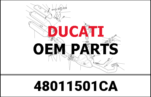 DUCATI純正 AIR DEFLECTOR, RH RED | 48011501CA