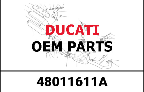 DUCATI純正 AIR DEFLECTOR, LH | 48011611A
