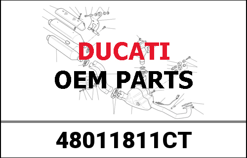 DUCATI純正 RIGHT UPPER FAIRING GLOSSY BLACK | 48011811CT